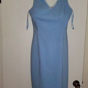 Express Stretch dress size 9/10, lovely light blue with piping